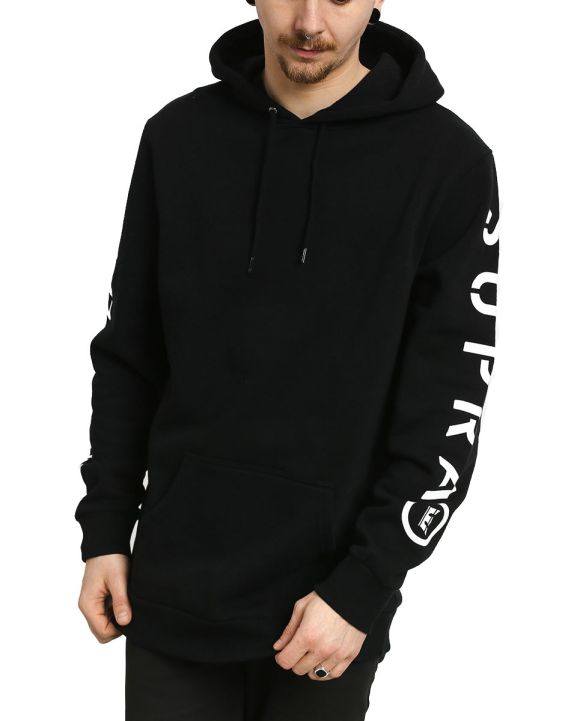 'SUPRA All Caps P/O Hoodie Black