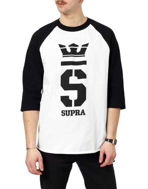 'SUPRA Champ 3/4 Sleeve Blouse White