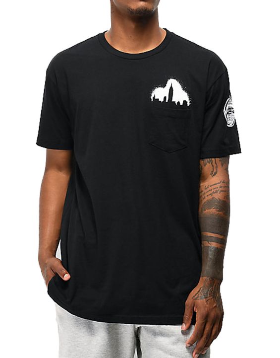 'SUPRA Shut Tee Black