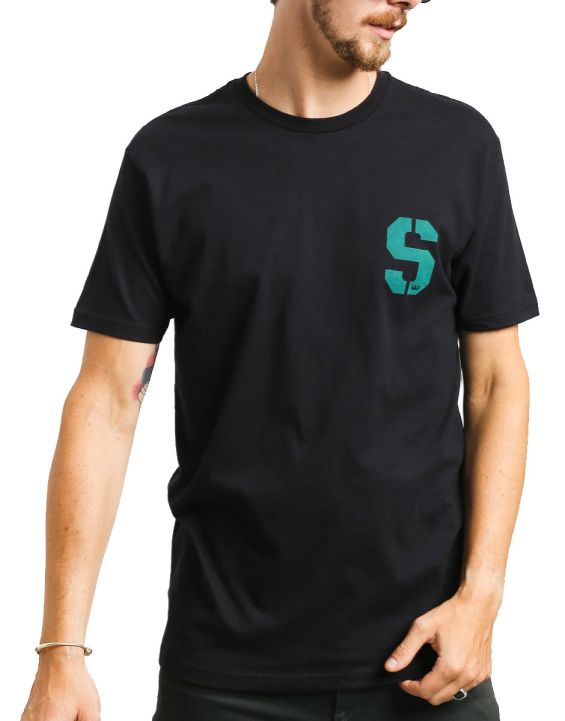 'SUPRA Stencil Tee Black