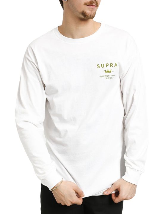 'SUPRA Trademark Longsleeve Blouse White