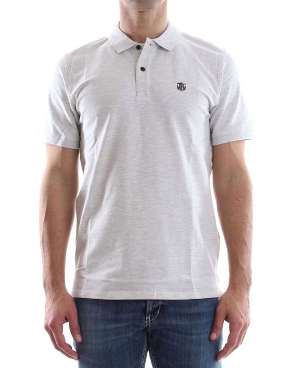 'SELECTED Basic Polo Grey