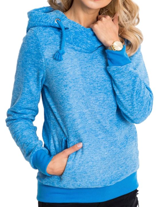 'SUBLEVEL Fleece Hoodie Blue
