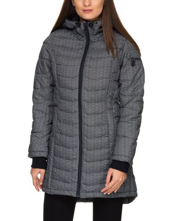 'SUBLEVEL Rib Grey Long Jacket