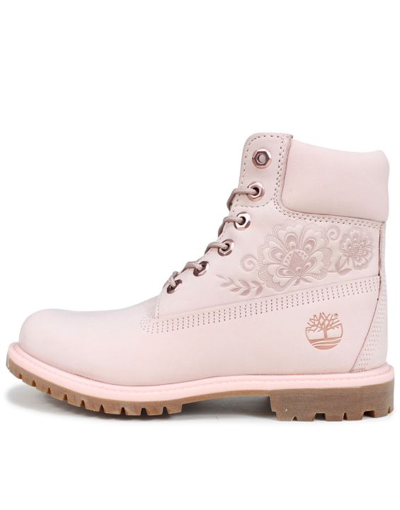 'TIMBERLAND 6-Inch Premium Waterproof Embossed Boots Pink