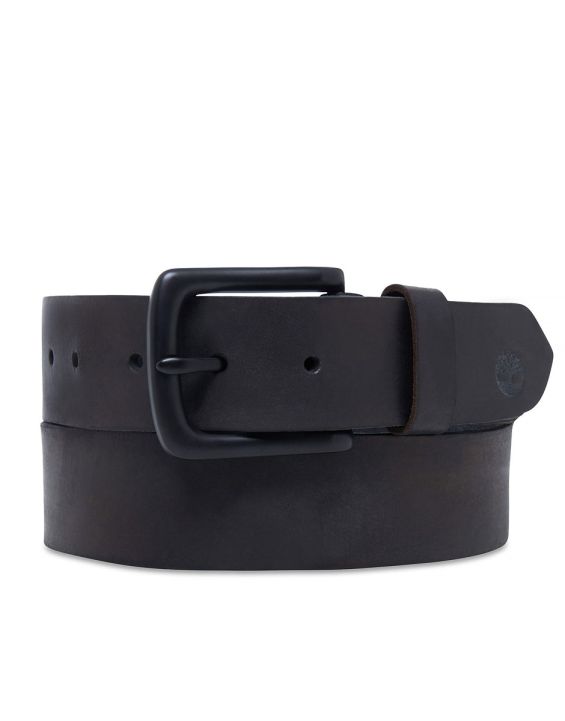 'TIMBERLAND Coloured Bartack Belt Black