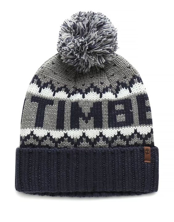 'TIMBERLAND Logo Cuffed Pom Hat