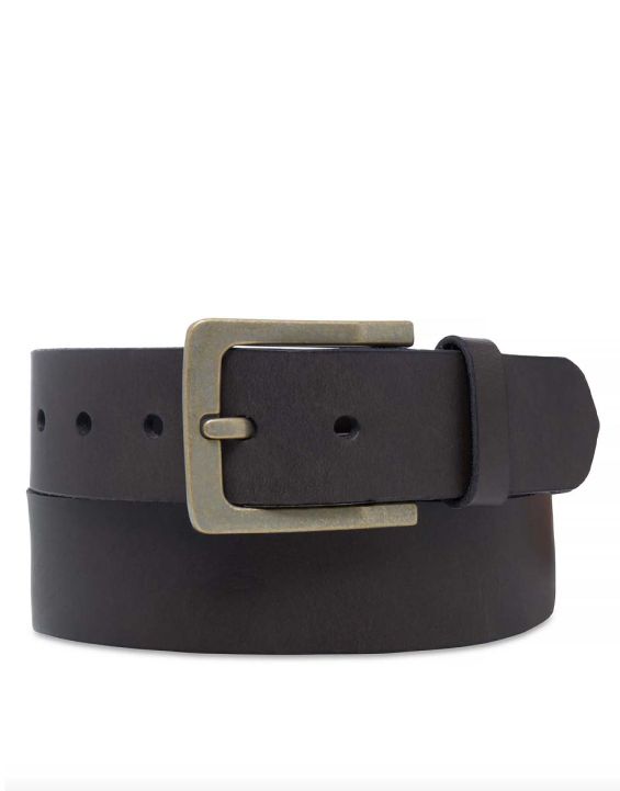'TIMBERLAND Buffalo Leather Belt Black