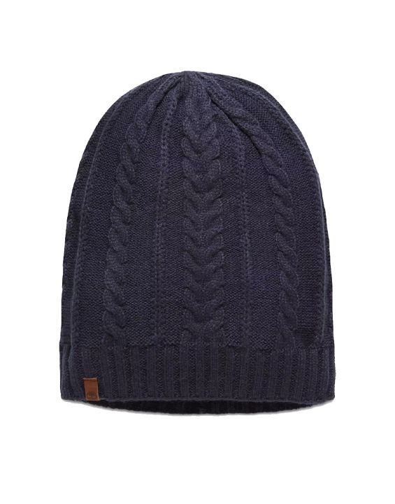 'TIMBERLAND Cable Sloughty Beanie Hat Navy