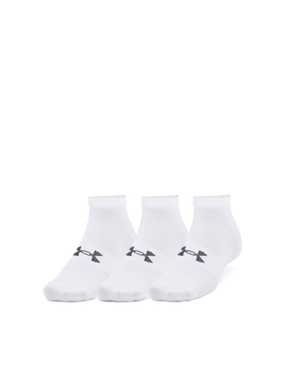 'UNDER ARMOUR 3-Packs Essential Low Cut Socks White