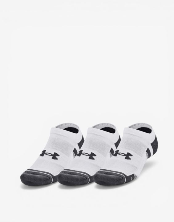 'UNDER ARMOUR 3-Packs Performance Cotton No Show Socks White