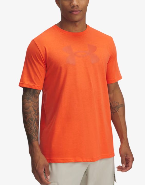 'UNDER ARMOUR Reflective Big Logo Ss Tee Orange