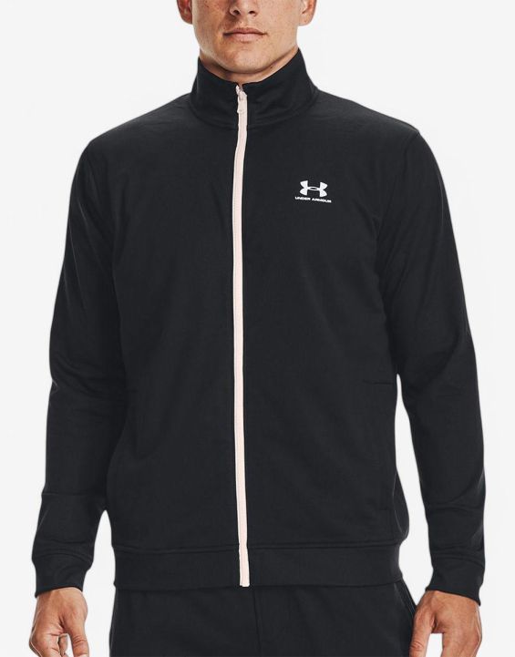 'UNDER ARMOUR Sportstyle Tricot Jacket Black/White 'UNDER ARMOUR Sportstyle Tricot Jacket Black/White