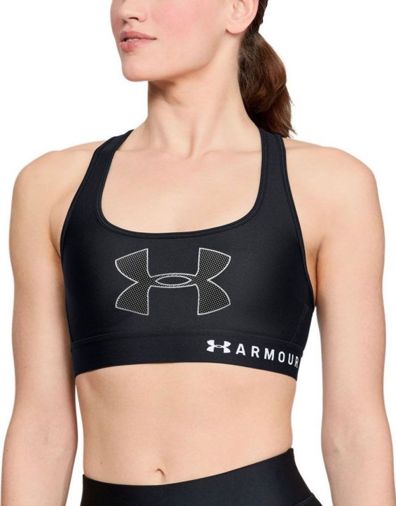 'UNDER ARMOUR Crossback Graphic Sports Bra Black
