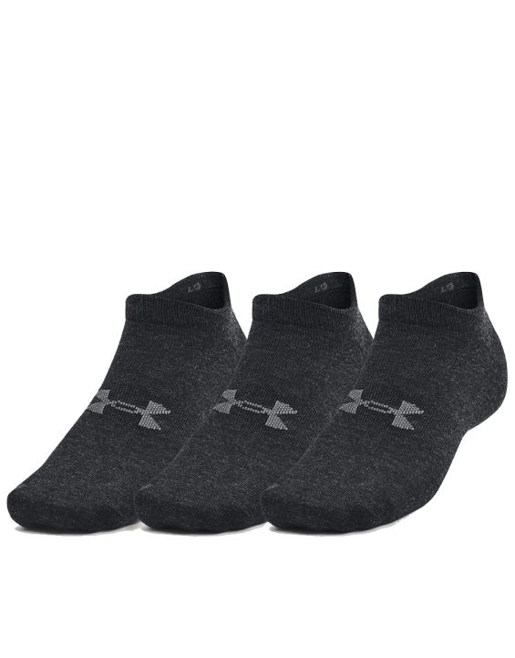 'UNDER ARMOUR 3-pack Essential No Show Socks Graphite