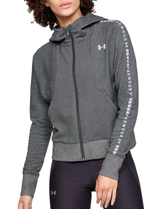 'UNDER ARMOUR Fleece Graphic Full Zip Hoodie Grey