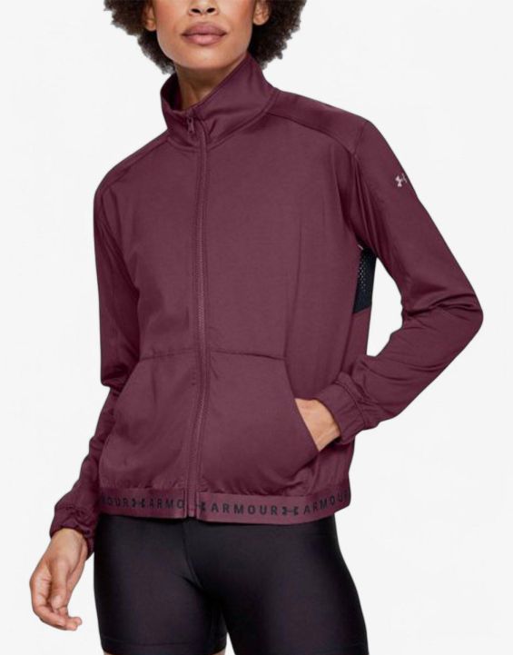 'UNDER ARMOUR HG Full Zip Vented Jacket Purple 'UNDER ARMOUR HG Full Zip Vented Jacket Purple