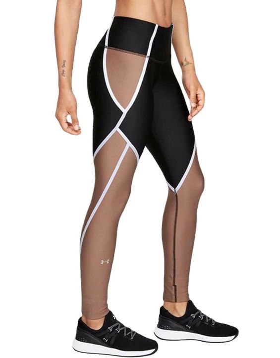'UNDER ARMOUR HeatGear Edgelit Legging Black&Gold