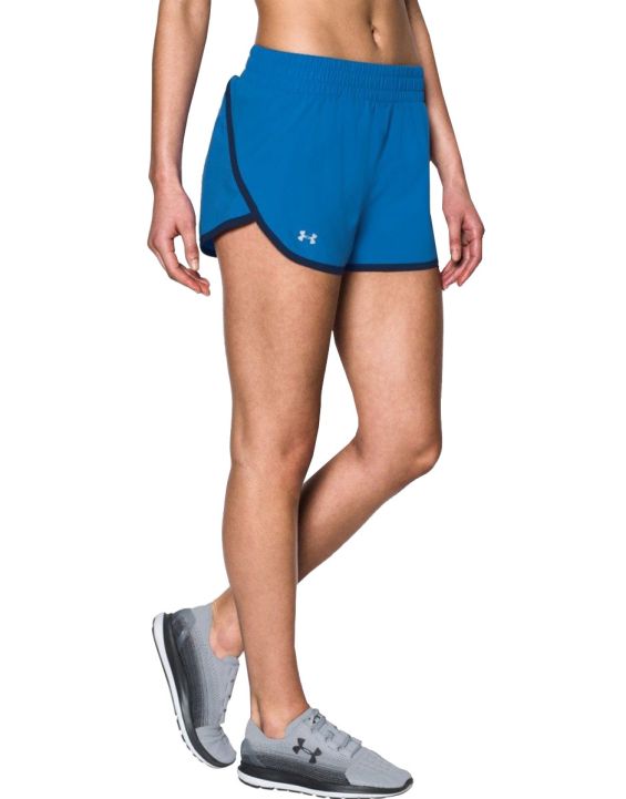 'UNDER ARMOUR Launch Tulip Shorts Blue