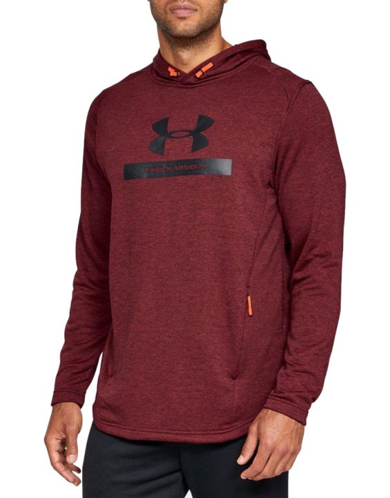 'UNDER ARMOUR Men's MK1 Terry Graphic Hoodie Burgundy