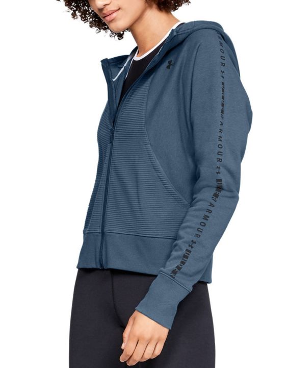 'UNDER ARMOUR Microthread Fleece Graphic Full Zip Blue