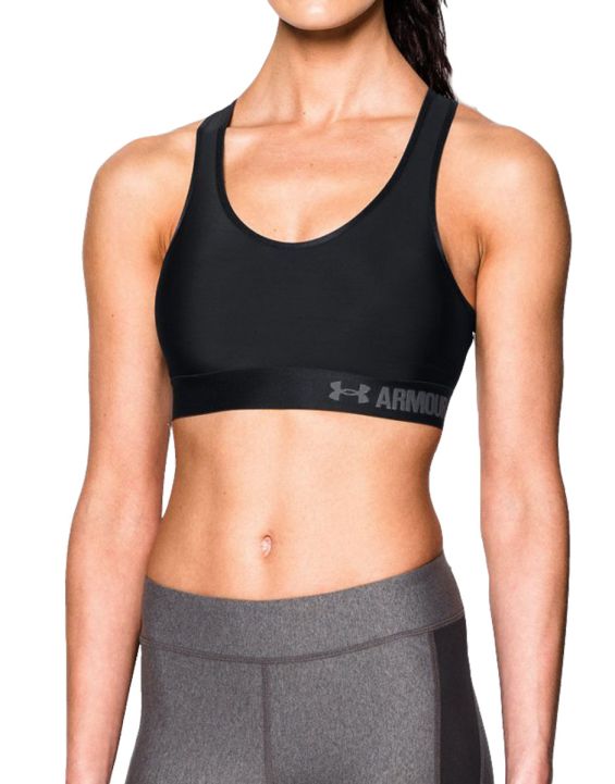 'UNDER ARMOUR Mid Solid Bra Black