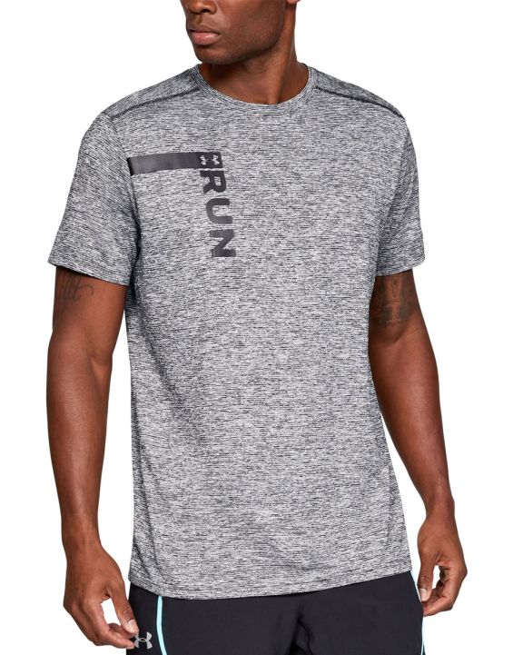'UNDER ARMOUR Run Tall Graphic Tee Grey