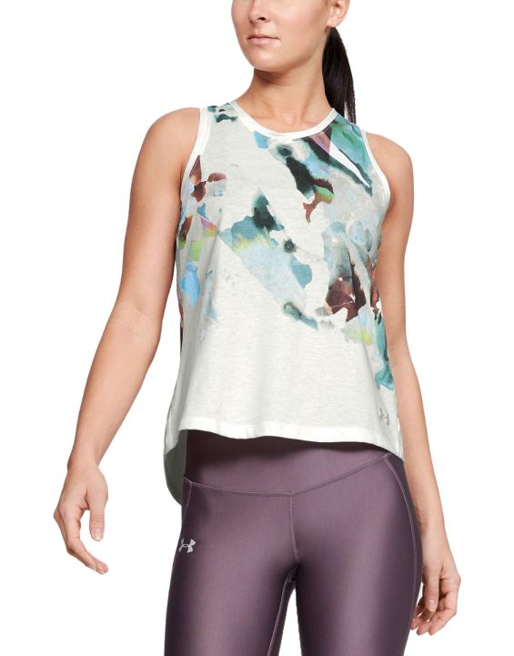 'UNDER ARMOUR Run Tie Back Tank White