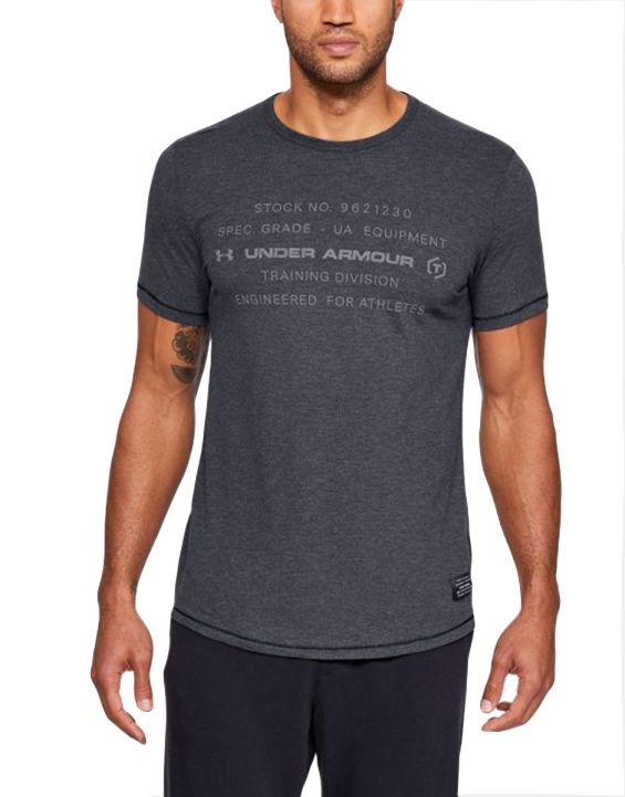 'UNDER ARMOUR Sportstyle Tri-Blend Graphic Tee Grey