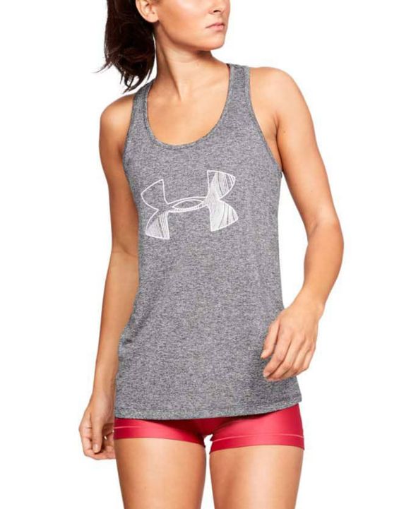 'UNDER ARMOUR Tech Tank Graphic Grey