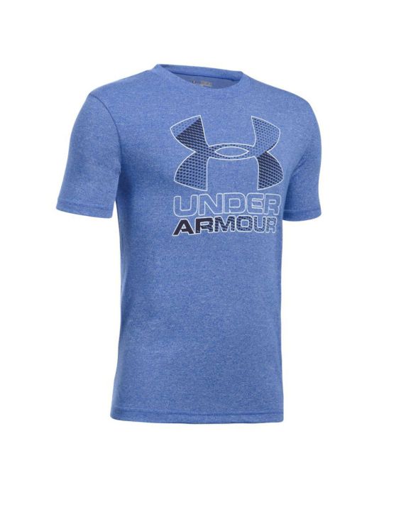 'UNDER ARMOUR Hybrid Big Logo Tee Blue