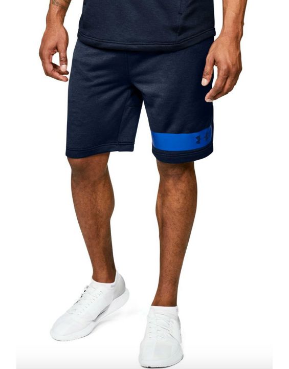 'UNDER ARMOUR MK-1 Terry Mens Training Shorts Navy