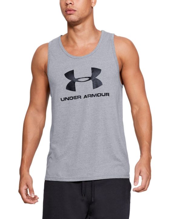'UNDER ARMOUR Sportstyle Logo Tank Grey
