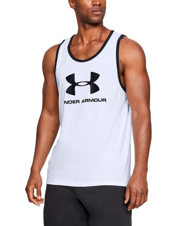 'UNDER ARMOUR Sportstyle Logo Tank White