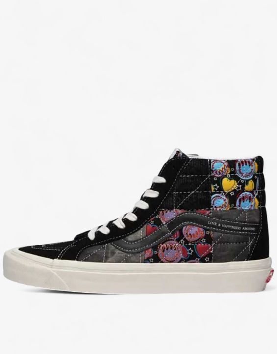'VANS Sk8-Hi 38 Shoes Black/Multi