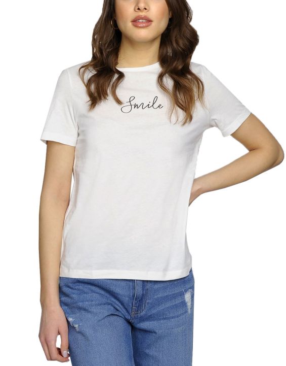 'VERO MODA Fun Printed Tee White