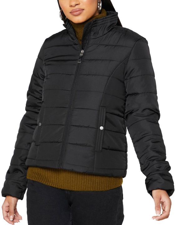 'VERO MODA Simone Short Quilted Jacket Black