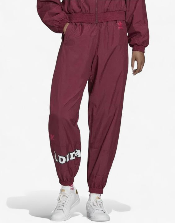 'ADIDAS Originals Logo Play Track Pants Burgundy