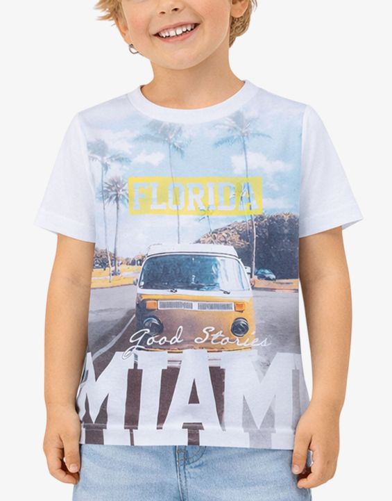 'CHICCO Boys Miami Tee White/Multi