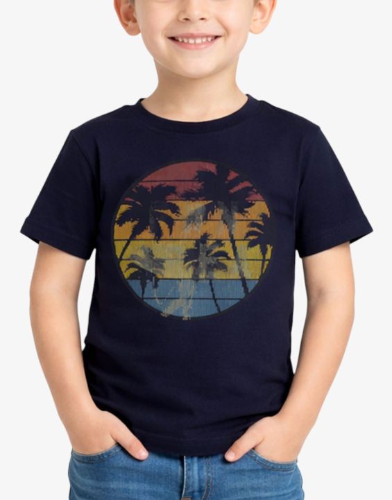 'CHICCO Boys Palms Tee Dark Blue
