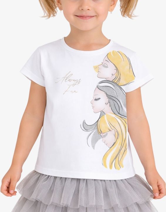 'CHICCO Girls Tee White/Multi