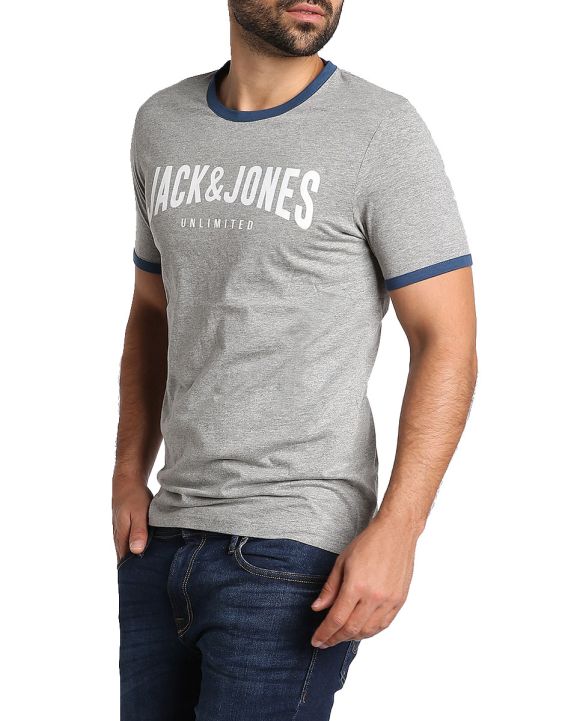 'JACK&JONES Retro Jack Tee Grey
