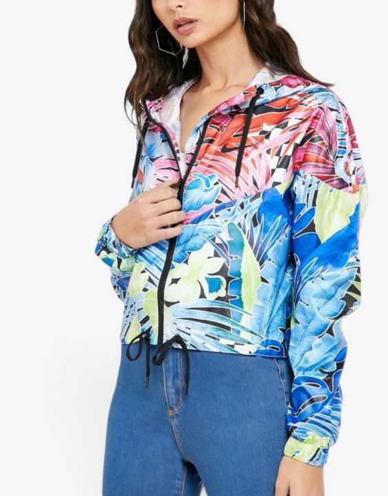NIKE Sportswear Windrunner Cropped Jacket Multicolor