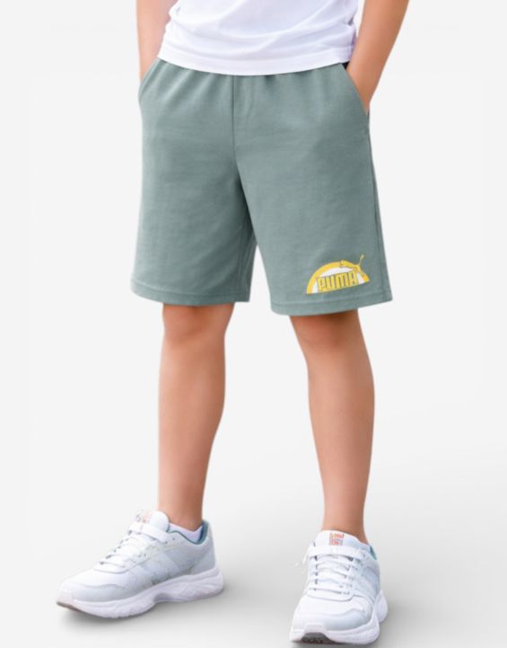 'PUMA Essentials+ Street Art Shorts Green