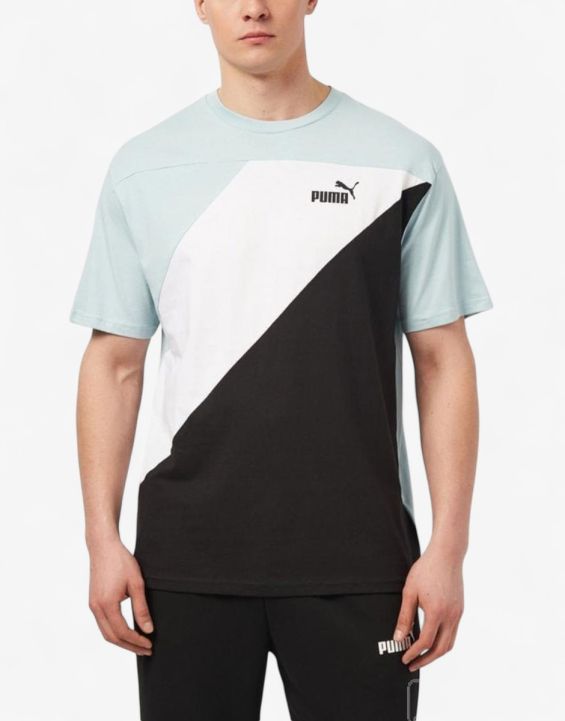 'PUMA Power Colorblock Tee Multicolor 'PUMA Power Colorblock Tee Multicolor