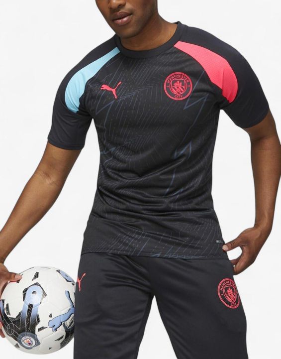 'PUMA x Manchester City Prematch Jersey Tee Black