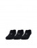 UNDER ARMOUR 3-Packs Essential Ultra Low Cut Socks Black