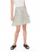 VERO MODA Retro Floral Skirt White