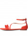 H&M Suede Sandals Red