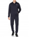 ADIDAS Linear French Terry Hoodie Tracksuit Navy